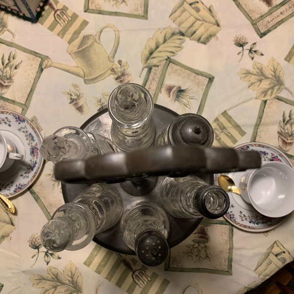 1920s Pewter Caster Set from cape cod. - Picture 5 of 6